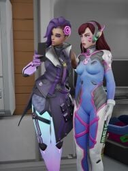 1futa 2girls 3:4 3d animated ashe_(overwatch) ashe_(overwatch_2_suit) bob_cut d.va dark-skinned_female dark_skin fellatio futanari gynomorph hamonofthesun hypnosis light-skinned_female light-skinned_futa light_skin medium_breasts mind_control no_sound overwatch overwatch_2 red_eyes rimming rimming_futa sex short_hair sombra sombra_(overwatch_2_suit) spiral_eyes tagme vertical_video video white_hair