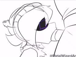 1boy 1girls anal_sex animated beanie beanie_hat biggestfanart blowjob blushing intercourse male/female murder_drones n_(murder_drones) penis_in_mouth penis_in_pussy purple_eyes sex sound straight straight_sex sucking_penis tagme uzi_(murder_drones) video white_background