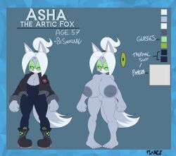 Asha The Arctic Fox (Flamez) Rule 34 Image