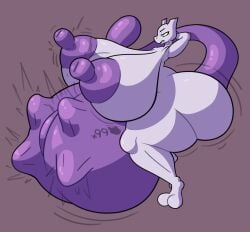 female mewtwo from nintendo by evilfiendish