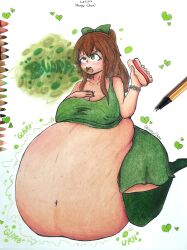 ass belly_overhang big_ass breasts burp burp_cloud burp_fetish burping burpy_chan chubby chubby_female female freckles freckles_on_belly funlitogc gassychan_(artist) holding_belly huge_belly huge_breasts hyper_belly hyper_fat leti morbidly_obese morbidly_obese_female nipples_visible_through_clothing obese overweight overweight_female