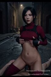 ada_wong ada_wong_(adriana) ai ai_assisted ai_generated alley animated asian asian_female black_hair breasts breasts_out cowgirl cowgirl_position cowgirl_sex penile penile_penetration penis penis_in_pussy resident_evil resident_evil_4 resident_evil_4_remake riding riding_cock riding_dick riding_penis sex shorter_than_10_seconds tagme tits_out vagina vaginal_penetration vaginal_sex video video_game_character video_games