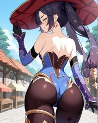 mona (genshin impact) from genshin impact by notreallyhere