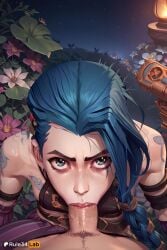 jinx (league of legends) from arcane by rule34lab