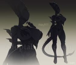 female xenomorph from alien (franchise) by kolgaart