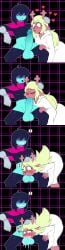 1boy 1girls 2022 absurd_res absurdres aged_up anthro ass ass_up balls before_oral big_balls black_hair blowjob blowjob_face blue_body blue_penis blue_skin blush bodily_fluids bodily_fluids_in_mouth comic cum cum_in_mouth cum_in_throat cum_on_balls cumming deep_blowjob deepthroat deltarune duo erection eyelashes eyes_covered eyes_rolling_back face_fucking fellatio female female_anthro forcing_on_dick furry furry_female hair_over_eyes hairless_balls hand_on_another's_head hearts_around_head horns huge_balls huge_cock human human_on_anthro imminent_oral imminent_sex interspecies kris_(deltarune) large_balls large_penis large_testicles leaking_penis leaking_precum long_hair looking_at_penis male male/female male_human male_human/female_anthro mehdrawings mehdraws mesmerized noelle_holiday noelle_holiday_(dark_world_form) nonbinary nonbinary_(lore) open_mouth oral oral_sex orgasm penis pleasure_face precum precum_on_penis reindeer saliva_drop semen semen_in_mouth sex short_hair snowgrave straight straight_sex sucking_off sucking_penis sucking_tip sudden_insertion surprise surprised sweat sweating teeth_clenched testicles undertale_(series) veiny_penis