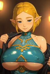 princess zelda from tears of the kingdom by zibuai
