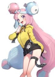 blue_hair female female_focus female_only gonzarez gym_leader iono_(pokemon) nintendo pink_hair pokemon two_tone_hair