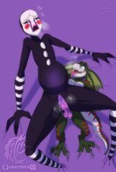 fnaf furry lizard namygaga pregnant pregnant_sex puppet_(fnaf)