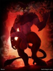 baron_of_hell_(doom) big_penis demon demon_boy doom gay hell huge_cock looking_at_viewer male male_only tagme