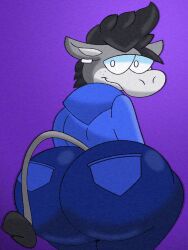 1boy ass big_ass big_butt bubble_ass bubble_butt donkey dooble_(maxxivee) evanwallaby fat_ass fat_butt femboy fully_clothed furry furry_only hoodie huge_ass huge_butt jeans large_ass large_butt looking_at_viewer looking_back looking_back_at_viewer male male_only original_character solo solo_male tail thick_ass thick_butt