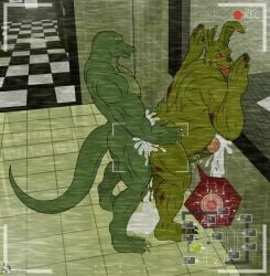 2boys adel_the_lizard anal_sex anthro ass cocky cum_in_ass cum_inside dripping_cum ejaculation five_nights_at_freddy's five_nights_at_freddy's_3 fnaf from_behind furry gay green_body green_skin humanoid looking_pleasured male male/male male_only male_pregnancy muscular muscular_male nude penetration rabbit scalie scars_all_over scottgames sondinker_fazbear's springtrap springtrap_(fnaf)