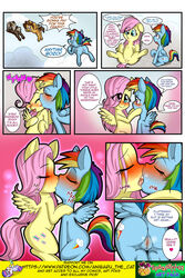 2017 after_sex anibaruthecat anus ass closed_eyes cloud comic cum cutie_mark dialogue dumb-bell_(mlp) english_text equine eye_contact feathered_wings feathers female feral fluttershy_(mlp) friendship_is_magic group hi_res hoops_(mlp) hooves kissing long_hair mammal multicolored_hair multiple_girls my_little_pony pegasus pink_hair pussy rainbow_dash_(mlp) rainbow_hair smile spread_legs spreading text tongue tongue_out translucent_hair underhoof wings young yuri