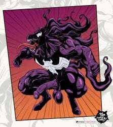 animal_genitalia animal_penis anthro equid equine equine_genitalia equine_penis genitals hi_res horse male mammal marvel penis solo spider-man_(series) symbiote tagme thewilldpink ultimate_spider-man ultimate_venom venom_(marvel)