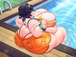 belle (summer skies) (zenless zone zero) from zenless zone zero by educabezon
