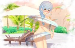 3d 3d_(artwork) embarrassed_nude_female enf naked orangemint_4444 summer_(undercoverskeleton) tagme undercoverskeleton