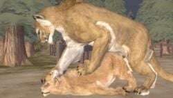 3d anal anal_sex animated cougar feline female feral forced lion mammal penetration penis rape source_filmmaker sumeriandragon young