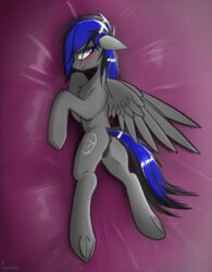 2017 adelle_star anatomically_correct anatomically_correct_pussy animal_genitalia animal_pussy anus ass digital_media_(artwork) equine equine_pussy fan_character feathers female feral friendship_is_magic fur hair horse looking_at_viewer mammal my_little_pony nude pony presenting presenting_anus presenting_pussy pussy raised_tail simple_background smile solo wings