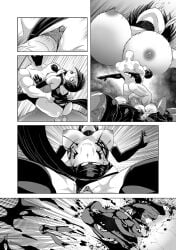 1boy 4girls beast_anime bouncing_breasts breasts clitoris comic cum cum_in_pussy cum_inside death death_by_snoo_snoo female female_death guro male multiple_deaths muscular_male penis pussy straight vaginal_penetration