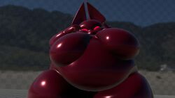 1girls 3d 3d_(artwork) 3d_model anthro bbw belly chubby chubby_female fat fat_ass fat_belly fat_female fat_fetish female latex latex_creature middle_finger null red_eyes red_latex sagging_breasts smug vrchat vrchat_avatar vrchat_media vrchat_model weight_gain weight_gain_female