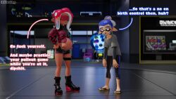 1boy 1girls cherry_(inkloving) english_text female inkling_boy inkloving male splatoon