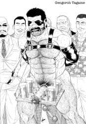 bara bleeding blindfold blindfolded blood bondage cock_and_balls_torture dominant domination gagged gay gay_male gengoroh_tagame hairy hairy_male harness homosexual homosexual_male humiliated humiliating humiliation humiliation_fetish male male/male male_only masculine masculine_male muscles muscular muscular_male public public_exposure public_humiliation public_nudity torture violence yaoi