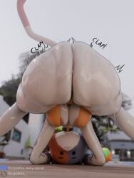 1girls big_ass cate_meowdy cate_meowdy_(fortnite) clapping_ass clapping_cheeks fortnite huge_ass slugcats_(artist) solo solo_female solo_focus