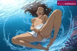 1girls ahe_gao ai_assisted ai_generated air_bubble avatar_the_last_airbender barefoot blue_eyes breasts breasts_apart brown_hair bubble coral dark-skinned_female dark_skin female female_masturbation female_only floating_hair katara long_hair looking_at_viewer masturbation medium_breasts navel nickelodeon nicktoons nipples open_mouth pussy solo spread_legs spread_pussy stelmazura tongue tongue_out topless uncensored underwater water
