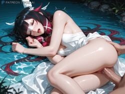 columbina (genshin impact) from genshin impact by bigz ai