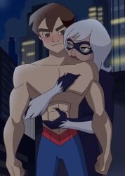 16_year_old_boy 19_year_old_female 1boy 1boy1girl 1girl1boy 1girls age_difference athletic athletic_male au black_cat_(marvel) black_cat_(spectacular) couple couple_(romantic) couple_love couple_sex couples felicia_hardy felicia_sara_hardy female hands_behind imminent_sex itzeldrag108_(artist) love lovers lust male marvel marvel_black-cat marvel_comics older_female passion peter_parker romantic romantic_couple romantic_sex rooftop shirtless spider-man spider-man_(series) superhero superhero_couple superheroine the_spectacular_spider-man unmasked younger_male