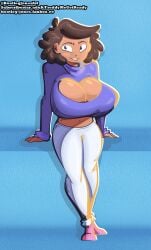 amphibia bootlegjones breasts disney female huge_breasts milf mrs._boonchuy oum_boonchuy