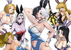 6girls big_ass big_breasts blonde_hair breasts bunny_ears bunnysuit cleavage cute emma_frost emma_frost_(marvel_rivals) female female_only hela hela_(marvel_rivals) invisible_woman invisible_woman_(marvel_rivals) luna_snow luna_snow_(marvel_rivals) magik_(illyana_rasputin) magik_(marvel_rivals) marvel marvel_comics marvel_rivals psylocke psylocke_(marvel_rivals) selvish94 smile sue_storm thick_thighs vengeance_psylocke