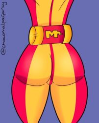 2021 alternate_version_available ass ass_focus backwards big_ass brawl_stars chocomalpagarcy energy_drink hero_costume hero_suit max_(brawl_stars) tagme tagme_(artist)