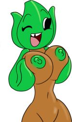 big_breasts breasts female flora_fauna plantie plants_vs_zombies screwroot thyme_warp_(pvz)