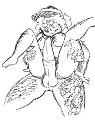 builderman builderman_(forsaken) full_nelson imminent_penetration large_penis luvrrbee male nervous shedletsky shedletsky_(forsaken) size_difference transgender_male