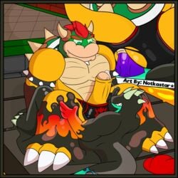 2017 2boys anthro bound bowser briefs clothing digital_media_(artwork) dragon english_text glowing glowing_eyes goo hair hi_res horn invalid_tag jack_dragon_(character) koopa looking_at_another male male_only mammal mario_(series) mind_control multiple_boys nintendo notkastar_(artist) penis scalie sex shiny smile spikes teeth text underwear underwear_aside underwear_sex video_games