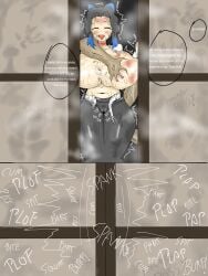 after_sex birt blush breast_grab breasts cum demon_slayer fart female gangbang giant_breasts grabbing implied_sex kimetsu_no_yaiba kochou_shinobu musk musk_clouds plap pubic_hair pubic_hair_in_mouth pubic_hair_peek pulsating pussy pussy_peek pussy_visible_through_clothes spank_marks stink_fumes stinky sweat sweating urine