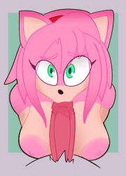 amy rose from sega by waranya