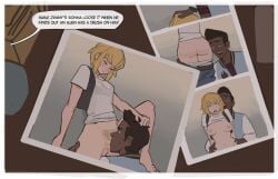 1boys 1girls amugea areolae ass ass_focus balls bottomless breasts breasts_out caught comic cunnilingus dark-skinned_male dark_skin dc dc_comics dialogue english_text feet female head_grab human human_female implied_sex interracial jimmy_olsen jimmy_olsen_(my_adventures_with_superman) kryptonian light-skinned_female light-skinned_male light_skin looking_pleasured male male/female my_adventures_with_superman oral photo_sex pixie_crop pixie_crop_bangs pixie_crop_female pixie_crop_hair pixie_crop_with_long_locks pixie_cut pixie_cut_bangs pixie_cut_female pixie_cut_hair pixie_cut_with_long_locks shirt_lift short_hair short_hair_bangs short_hair_female short_hair_with_long_locks spelling_error supergirl supergirl_(my_adventures_with_superman) superman superman_(series) surprised testicles torogao