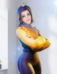 1girls 3d ark_(fortnite) big_ass clothed clothed_female clothing d'ark_(fortnite) facepaint female female_only fortnite fortnite:_battle_royale fully_clothed fully_clothed_female looking_at_viewer naked neonslice solo