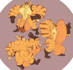 armpit armpit_hair balls bodybuilder boner erection flaccid furry hyper hyper_balls hyper_cock hyper_genitalia hyper_penis hyper_testicles male male_only muscles muscular muscular_arms muscular_male nude penis ratchet_(ratchet_and_clank) ratchet_and_clank remert solo solo_male testicles