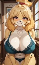 isabelle (animal crossing) from animal crossing by urikoito