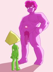 1boy 1girls 2023 absurd_res alien alien_girl alien_humanoid ass back back_view balls biceps big_penis breasts cartoon_network chad chad_steven completely_nude coolerinker duo facial_hair feet female flaccid foreskin from_behind front_view full_body gem_(species) genitals green_body green_skin hair hands_on_hips height_difference hi_res human humanoid inker_comics inkershike large_penis larger_female looking_at_partner looking_down looking_down_at_partner male male/female medium_breasts medium_hair muscular_arms muscular_legs muscular_male muscular_thighs naked navel nipples nude nude_female nude_male pecs penis peridot_(steven_universe) pink_body pink_eyes pink_hair pink_pubic_hair pink_skin pink_steven pubic_hair rear_view short_hair shorter_female simple_background size_difference smaller_female smile smiling standing steven steven_quartz_universe steven_universe stomach straight stubble taller_male testicles thick_eyebrows thighs toes unseen_female_face