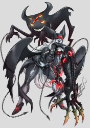 1girls artist_request digimon digimon_(species) female female_only ladydevimon ladydevimon_x solo x_antibody