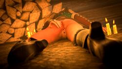 3d ass behind behind_view blender breasts captured cum cum_in_ass cum_in_mouth cum_in_pussy cum_inside female forced from_behind green_eyes medium_breasts medium_hair oral oral_sex panty_pull partially_clothed red_hair render tagme the_witcher_(series) the_witcher_3:_wild_hunt triss_merigold vagina vaginal_penetration vaginal_sex waifu