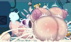 2025 5:3 absurd_res amputee anal anthro balls belly belly_inflation ber00 big_balls big_breasts big_nipples big_penis black_sclera bodily_fluids breasts carrot_(one_piece) cum cum_inside cum_overflow digital_media_(artwork) disability excessive_cum excessive_genital_fluids extreme_penetration female fur futanari genital_fluids genitals group gynomorph hair hi_res huge_balls huge_breasts huge_cock huge_nipples huge_thighs human humanoid hyper hyper_balls hyper_genitalia hyper_inflation hyper_penis inflation intersex intersex/female lagomorph leporid looking_pleasured machine mammal minkmen_(one_piece) missing_arm missing_leg nipple_grab nipples one_piece oral penetration penis quadruple_amputee rabbit red_eyes rimming robot robot_humanoid sex thick_thighs tongue tongue_out trio vaginal_fluids vaginal_penetration vegapunk_lilith vegapunk_york white_body white_fur white_hair