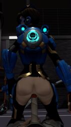 3d alternate_costume animated blackwatch_genji blizzard_entertainment cadet_oxton female garrison_cap genji gif male overwatch psybazz straight tagme tracer