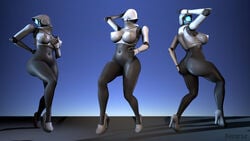 3d absurd_res big_breasts breasts digital_media_(artwork) female hi_res humanoid machine nipples nude pussy razorsz robot signature thick_thighs