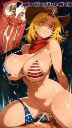 1boy 1girls 2025 ai_generated american_flag_bikini artist_name bikini bikini_top blonde_hair bouncing_breasts breasts bust cervix chest cock cowboy_hat cowgirl_position cross_section cum cum_in_pussy cum_inside dead_or_alive deep_penetration dick earrings ejaculation electroworld female flag_print fucking happy_sex hat heart heart-shaped_pupils hi_res high_quality high_resolution highres huge_cock intercourse internal_cumshot jewelry legs_apart legs_spread love_making male motion_lines navel open_legs overflow patreon patreon_username penetration penis red_scarf riding riding_cock riding_penis rough_sex scarf sex sexual_intercourse solo_focus sperm_cell splayed_legs spread_legs stable_diffusion straddling straight swimsuit symbol-shaped_pupils tight_pussy tina_armstrong trembling uncensored uterus vaginal_penetration watermark woman_on_top x-ray