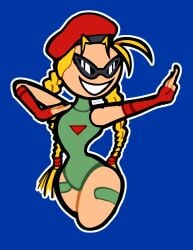 armpits ass bimbo bimbo_body bimbofication bimbofied body_modification breasts cammy_white cordrocker disney dollification female implied_transformation knick_knack permanent_smile pixar smile street_fighter sunglasses sunnification thick_thighs thin_waist tinted_eyewear transformation wide_hips